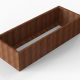 Plantenbak Module+ Corten 240x90x56 cm