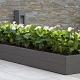 Plantenbak Modulair Taupe 150x30x28 cm