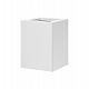 Plantenbak Vlak Wit 30x30x80 cm