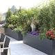 Plantenbak Modulair Antraciet 120x90x70 cm