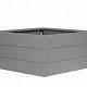 Plantenbak Modulair Taupe 150x150x42 cm