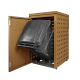 Kliko-ombouw met vaste deksel Cortenstaal 120 liter